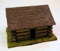Basic Log Cabin with Shingle Roof